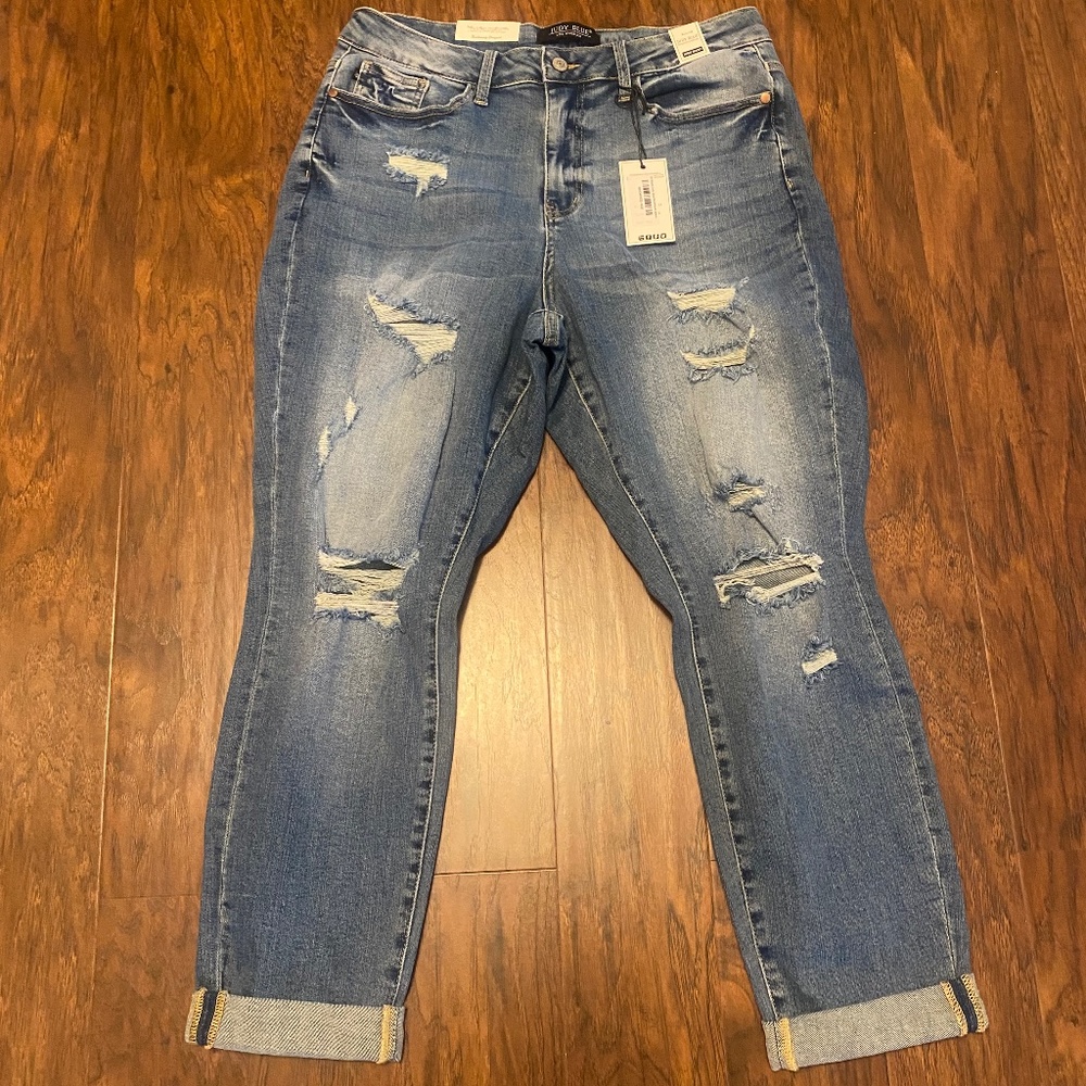 NWT Judy Blue Anniston High Rise Boyfriend - size 16W